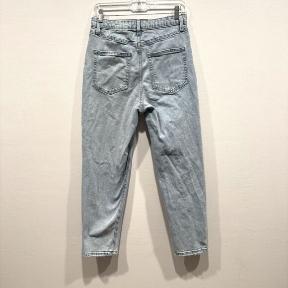 Wild Fable Jeans Super High Rise Mom Jean Medium Wash Denim Distressed Womens 8 - Picture 8 of 8